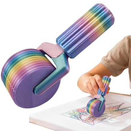 Diamantstein Malrolle Strass Presswalze, New 3D Printed Diamond Art Painting Roller, Abnehmbares Strassstein Bastelwerkzeug Bastelrollen Werkzeug Zubehör Für Diamantstein Malerei,10,5 X 4 X 2,8 Cm