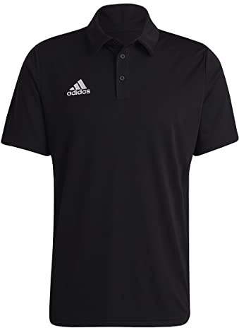 adidas Uomo Entrada 22 Polo Shirt, Black, XL