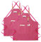 Küchenschürze aus Canvas (2 Stück), Arbeitsschürze mit 3 Taschen, verstellbarer Riemen, professionelle wasserdichte Grillschürze für Herren und Damen, für Friseur, Küche, Gärtner, grau, 120 cm