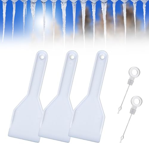 RéFrigéRateur Grattoir, Grattoir Pour Réfrigérateur, 3 Pièces Pelle pour Congélateur de Cuisine, Grattoir de Dégivrage, Grattoir À Glace, Pelle De Dégivrage Outil, Cuisine Congélateur Pelle