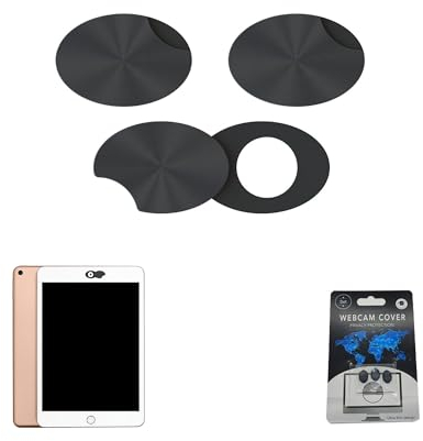 TUKEVA 3 Stück Webcam Privacy Cover Kamera Abdeckung Schieberegler Kamera-Aufkleber Webcam Cover Slider für Laptop, PC, Smartphones, Tablets, Webcam Schutz etc Schutz Ihrer Privatsphäre (Schwarz)