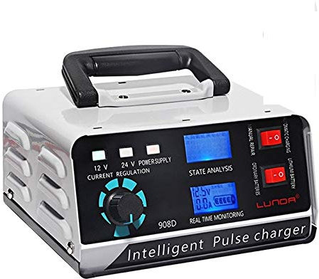 Batteriladdare bilar 12 V 24 V 400 A full automatisk elektrisk bilbatteriladdare pulsreparation laddare våta batteriladdare
