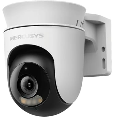 Cámara de seguridad IP Mercusys MC500 PTZ de domo 2MP 4mm para exterior IP65