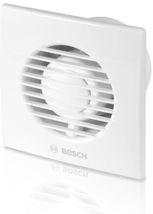 Bosch - Bathroom Fan 1100 - Energy-efficient Ventilation - Easy to Install, Good Performance, Energy-Efficient - for air ducts with a Diameter of 10 cm