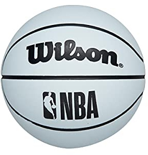 Wilson Mini Pelota Baloncesto NBA Dribbler Blanco