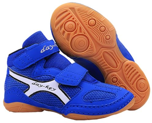 Zeihyeurus Ringerschuhe Kinder,Boxschuhe FüR Jugendliche,Jungen Fitness,Training Boxschuhe,Komfort Und StabilitäT,Flexibel,Langlebig,Atmungsaktiv,Rutschfester Boxschuh FüR Kleine Kinder