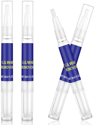 AYBUY 4-pack 3 ml vårtborttagningspenna för ansikte, kropp, händer och fötter, lämplig för alla hudtyper