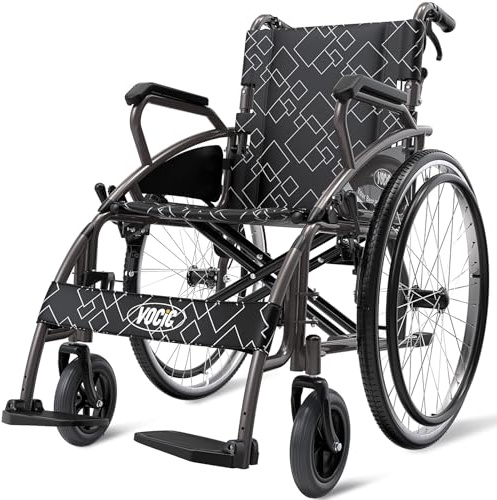 VOCIC U31 Silla de Ruedas Plegable Autopropulsable 150KG