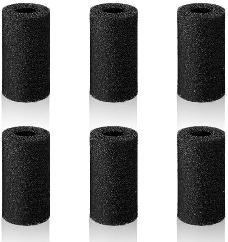 WJIAAA Lot de 6 éponges filtrantes pour aquarium - Pour petits poissons, crevettes - Éponge filtrante haute densité