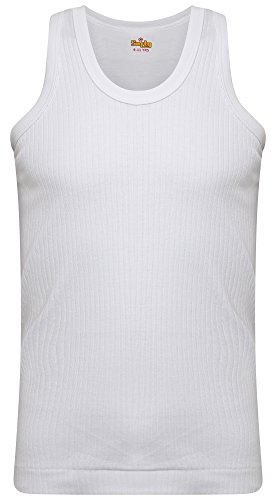SOFTY® Mens Thermal Underwear Sleeveless White Charcoal Vest & Cotton Vest (X-Large, 2 PIECE White (Thermal))