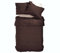 Amolavet Sommer Bettwäsche 135x200 2teilig Set Braun aus Gebürstetem Mikrofaser Sommerbettwäsche 135x200 Bettbezug 135 X 200 + Kissenbezüg 80x80 Mit Reißverschluss für Einzelbett