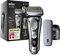 Braun Series 9 Pro Premium Rasierer Herren, Scherkopf, Elektrorasierer & Trimmer, PowerCase, Reinigungsstation, 60 Min Laufzeit, 9476cc, chrom