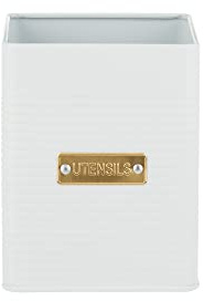 Typhoon Otto Square White Utensil Pot