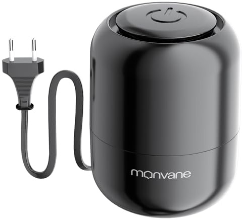 MONVANE Vakuumpump för vakuumpåsar, elektrisk pump för vakuumpåsar, 220 V 40 W, bärbar luftpump för resor vakuumpåse