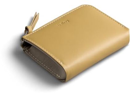 Bellroy L-Pocket (Minimalist Zip Wallet with Storage for Cards, Coins and Keys) - Mustard