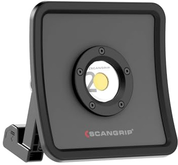 Projecteur NOVA R rechargeable ultra compact offrant jusqu'à 2000 lumens grâce à la technologie LED COB. Jusqu'à 20H d'autonomie, avec poignée articulée et aimants intégrés. Résistant et certifié IP67