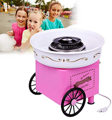 ZhiLianZhao Famiglia Elettrica Macchina per Zucchero Filato, Macchina per Zucchero Filato Professionale Il Design Compatto È Molto Facile da Usare