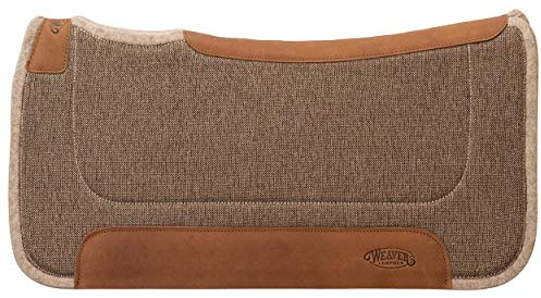 Weaver Leather Sottosella sagomato in feltro misto lana di iuta, 76,2 x 76,2 cm