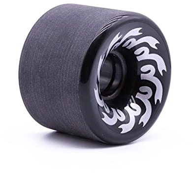 BRAVORD Longboard Wheels 70mm 82A PU, NJ-70, Professional Skateboard Wheels– Set of 4