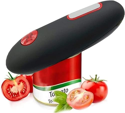 Deals Apriscatole elettrico per cucina apriscatole a batteria portatile con bordo liscio apriscatole automatiche con un solo tocco
