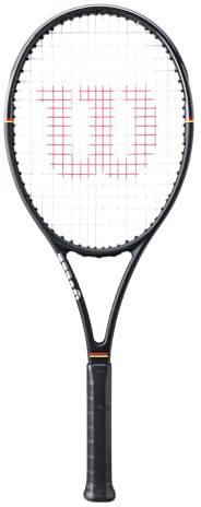 Wilson Pro Staff - Racchetta da tennis classica per adulti, 97 L, misura impugnatura 8,5 - 11,9 cm, con corda Sensation 16 Natural a tensione media