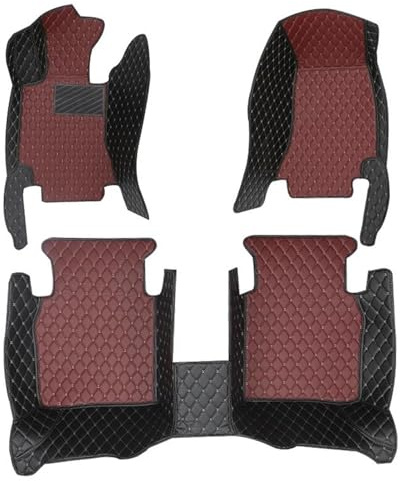 PU Läder Bilskydd Golvmatta För Toyota För Corolla 2014 2015 2016 2017 2018 Bilinteriör Detaljer Tillbehör(Style 20)