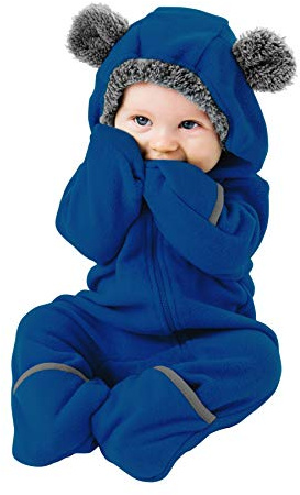 Cuddle Club Mono Polar Bebé para Recién Nacidos a Niños 4 Años - Pijamas Infantiles Chaqueta de Invierno Abrigo Polar Niño Mono de Niños