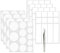 96 PCS Double Sided Nano Tape Stickers Heavy Duty Removable Glue Dots No-Trace Adhesive Round Dots Multipurpose Transparent Mounting Sticky Tape Putty for Walls Picture Hanging Posters Art Crafts