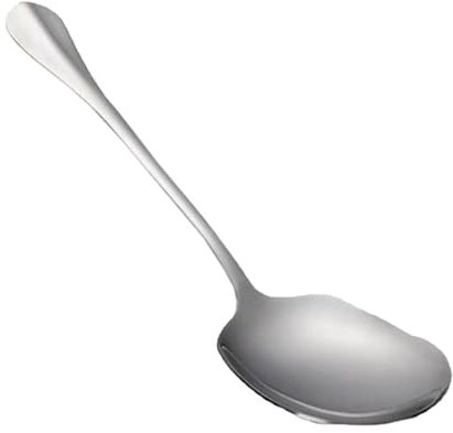 Befeixue Grandes cuillères de service, cuillères de service pour buffet - Cuillères extra larges en acier inoxydable - Couverts de cuisine portables, ustensiles de service à salade, cuillère de