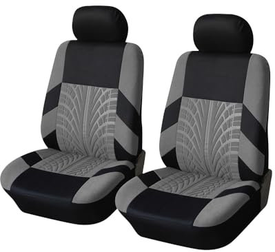 WBZHUSS Fundas Asientos Coche, para Ford Fiesta 2009-2016 Juegos de Cubreasientos Delanteros y Traseros Cómodo Protector Asiento de Coche Accesorios,E