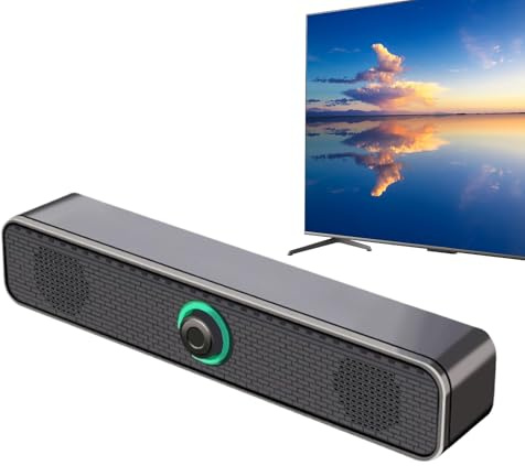 Högtalare för dator skrivbord – bildskärmshögtalare | Soundbar med djup