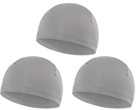 LLHCF Lot de 3 doublures de casque de vélo respirantes pour enfants - Poids léger - Bonnet de football - Pour sports de plein air - Chapeau de course à pied