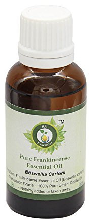 Huile essentielle encens | Boswellia Carterii | Pour détente | Pour thérapie peau | 100% pur | Distilléé vapeur | Grade thérapeutique | Frankincense Essential Oil | 30ml | 1.01oz By R V Essential