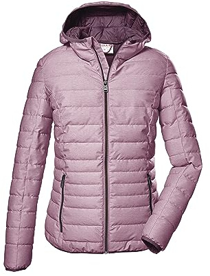 G.I.G.A. DX Damen Funktionsjacke in Daunenoptik mit Kapuze/Outdoorjacke GS 28 WMN QLTD JCKT, powder rose, 40, 41761-000