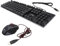 Gatuida Clavier Gamer USB Rétro Éclairé RGB avec Souris Pratique Et Durable pour De Jeux Vidéo