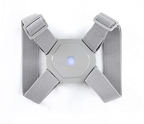 SCWZZWSY Einstellbarer Haltungskorrektor, Rückenstütze, Glätteisen, intelligenter Sensor, Vibrationserinnerung, Korrekturtrainer