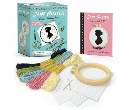 Jane Austen Cross-Stitch Kit: Includes 4 patterns (Rp Minis)