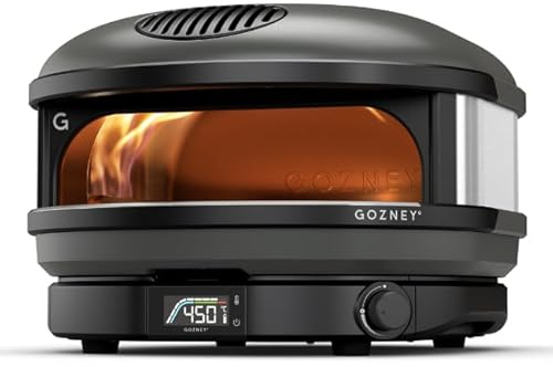 Gozney Arc Outdoor Pizza Oven, Propane Gas Pizza Oven, Precision Flame Control, Cooks 14 Pizza in 60 Seconds, Heats up to 950F - Off Black