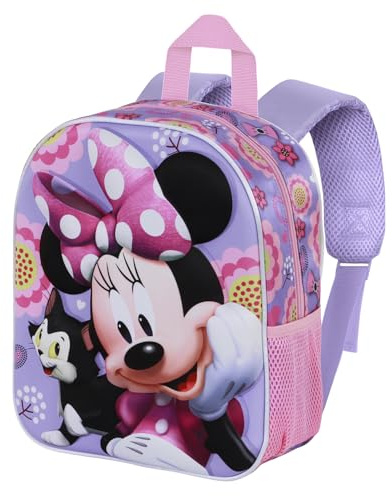 Disney Minnie Maus Cat-Elite 3D Rucksack, Lila, 25 x 30 cm, Kapazität 7 L