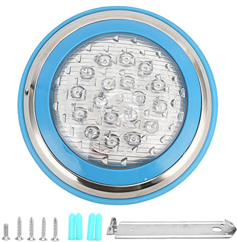 Lampada da parete subacquea a LED in acciaio inossidabile con luce per piscina per esterni AC12V (54 W)