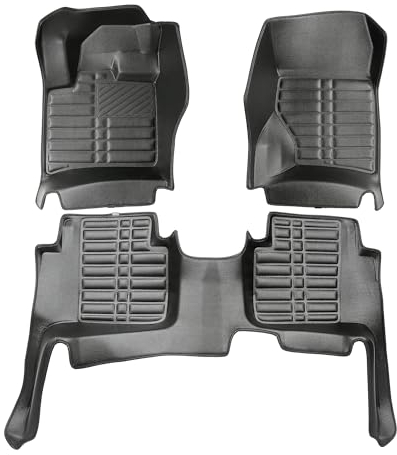 fussmattenprofi.com Auto Fussmatten Kompatible mit Audi Q7 (4L) Baujahr 2005-2015 I 100% Passgenau Geruchlos Allwetter Fussraumschale I 5D Premium TPE Fußmatten Set