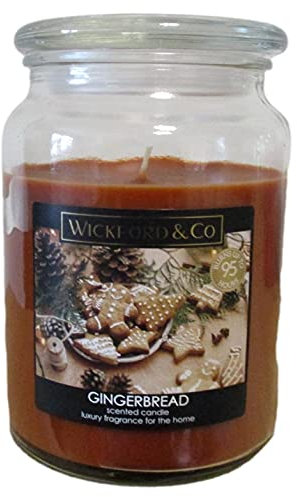 Wickford & Co. Grande bougie parfumée Pain d'épices dans un pot en verre 15 cm