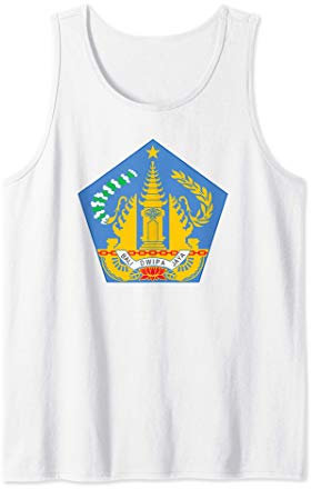 Flag Of Bali Indonesia Souvenir Bali Dwipa Jaya Balinese Tank Top