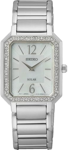 Seiko Damen-Uhr Quarz Edelstahl mit Edelstahlband SUP465P1