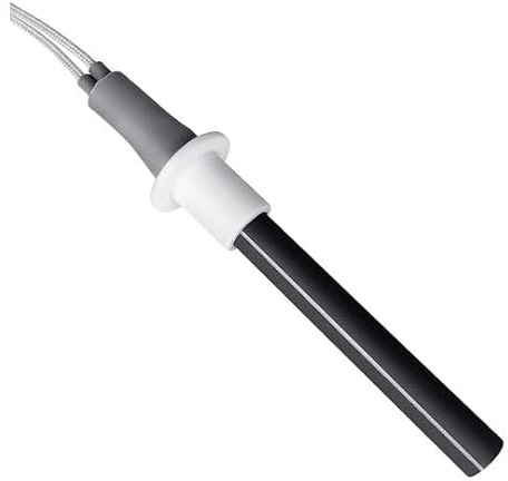 Candela in ceramica per stufa a pellet, 300 W, 76/96 mm, diametro 11,5 mm, ad anello con capicorda - garanzia 1 anno