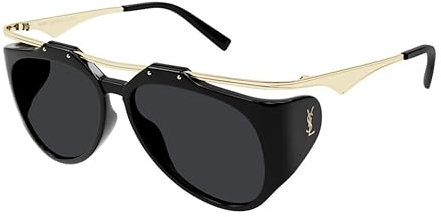 Saint Laurent M137 Amelia Sonnenbrille, Goldfarben., One Size