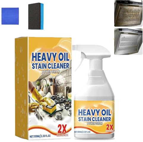 Liapu Kitchen Heavy Oil Cleaner, Liapu Kitchen Sgrassatore da cucina, potente macchia di olio da cucina, detergente multiuso in schiuma da cucina, detergente per macchie ostinate, spray detergente