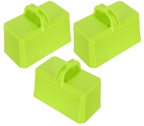 BESPORTBLE 3Pcs Snow Brick Maker Set for Kids Winter Outdoor Toy Diy Sand Brick Moulds for Building Snow Forts and Summer Beach Fun Portable and Lightweight Design