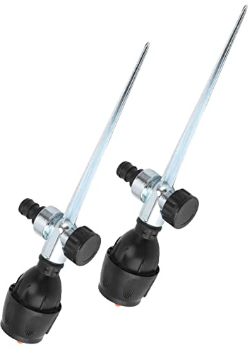 Yctze Sprinkler en Rotation Automatique avec Buse à Aiguille à Insert Métallique - Système de Gicleurs de Jardin à 360 Degrés pour la Pelouse et Les Plantes