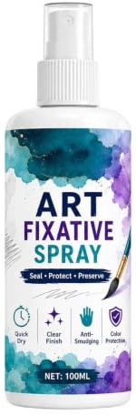 Fissativo in Spray per Pastelli 100 ml di Rivestimento Protettivo per